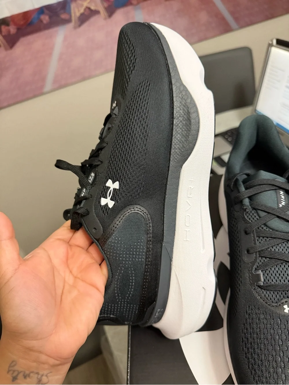 Under Armour Black Athletic Sneakers